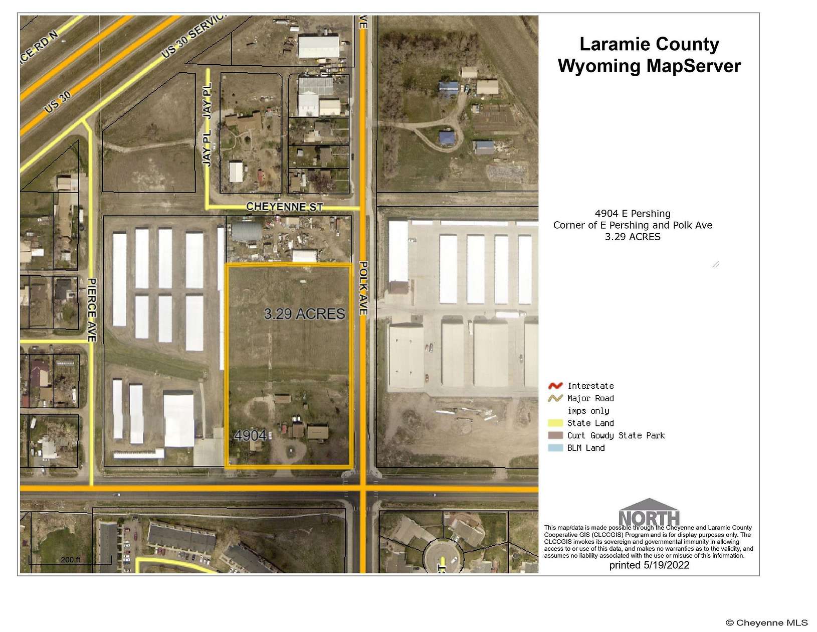 3.29 Acres of Commercial Land for Sale in Cheyenne, Wyoming