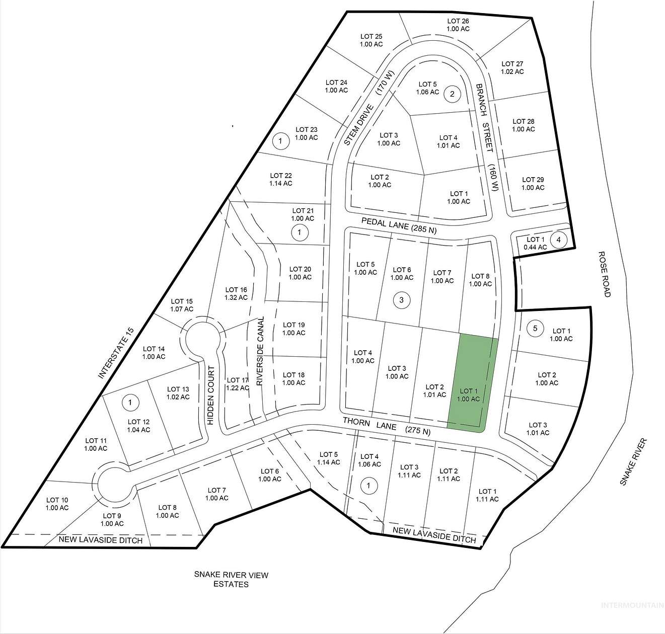 1 Acre of Land for Sale in Blackfoot, Idaho