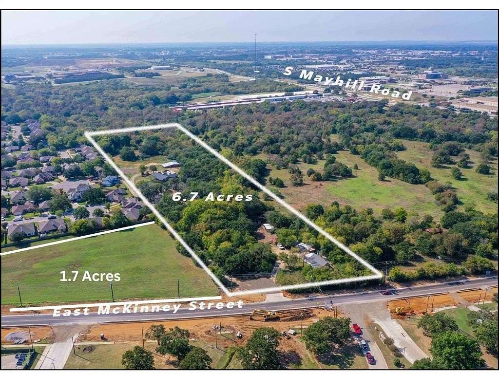 6.76 Acres of Improved Land for Sale in Denton, Texas