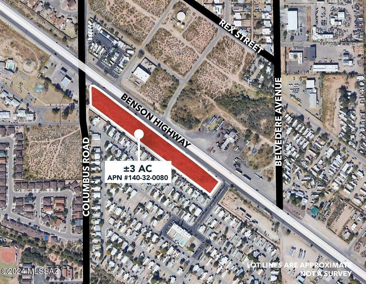 3 Acres of Commercial Land for Sale in Tucson, Arizona