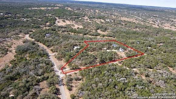 5 Acres of Residential Land with Home for Sale in New Braunfels, Texas