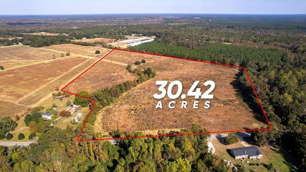 30.42 Acres of Land for Sale in Manning, South Carolina