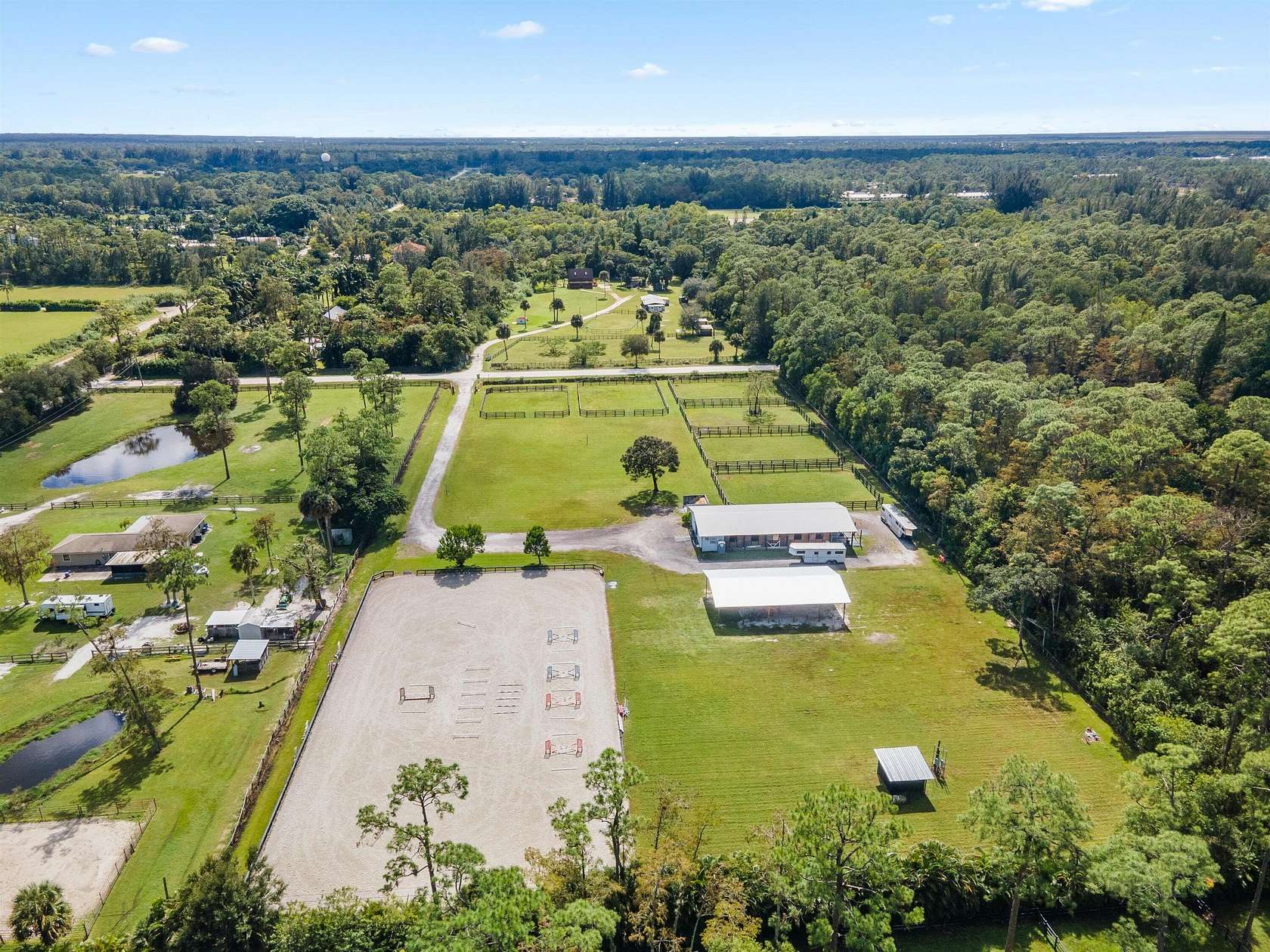 5 Acres of Residential Land with Home for Sale in Loxahatchee Groves, Florida