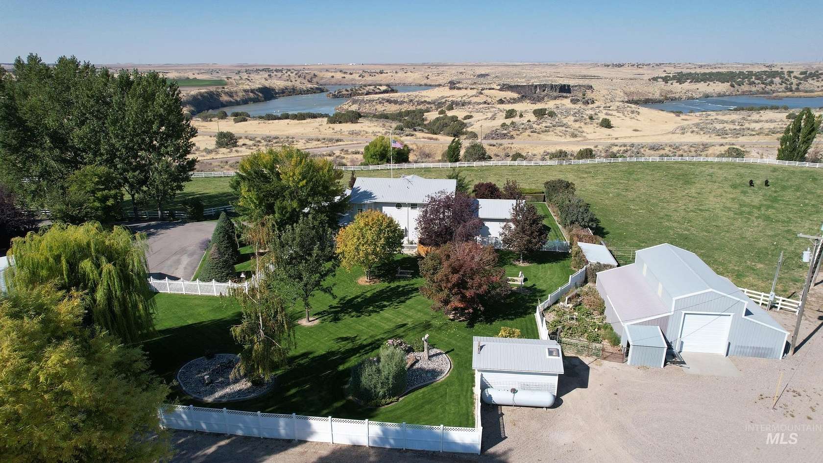 9.41 Acres of Land with Home for Sale in American Falls, Idaho