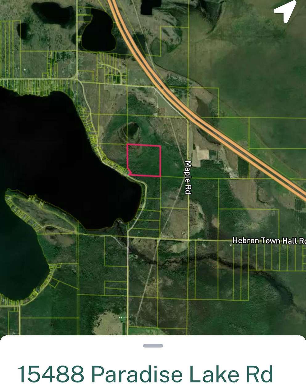 42.85 Acres of Recreational Land for Sale in Carp Lake, Michigan