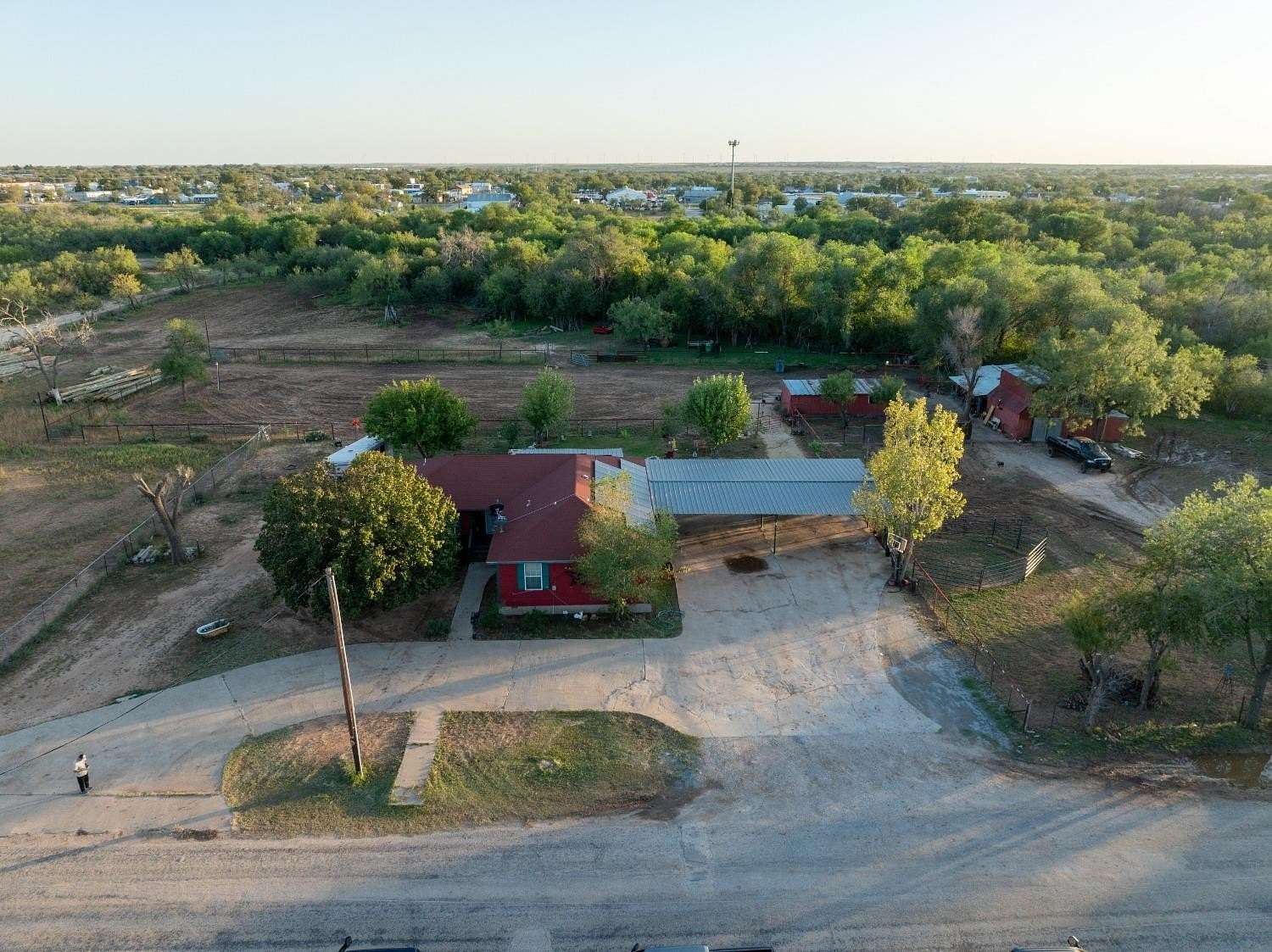 2.55 Acres of Residential Land with Home for Sale in Snyder, Texas