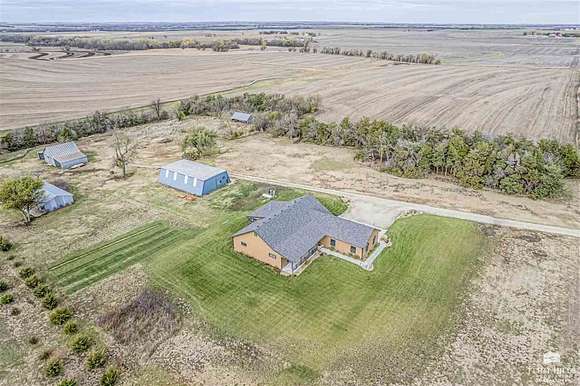 6.65 Acres of Residential Land with Home for Sale in Abilene, Kansas