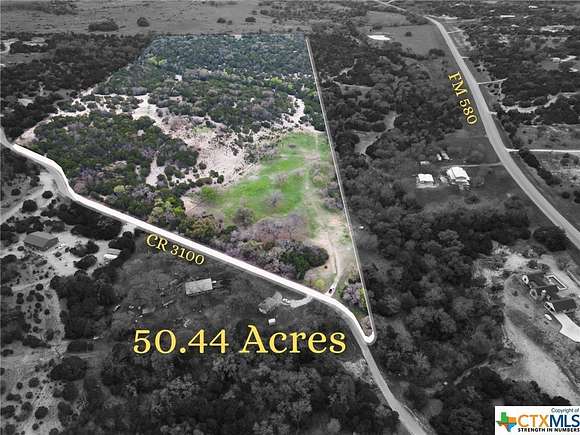 50.44 Acres of Recreational Land for Sale in Kempner, Texas