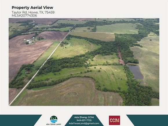 55.607 Acres of Mixed-Use Land for Sale in Howe, Texas