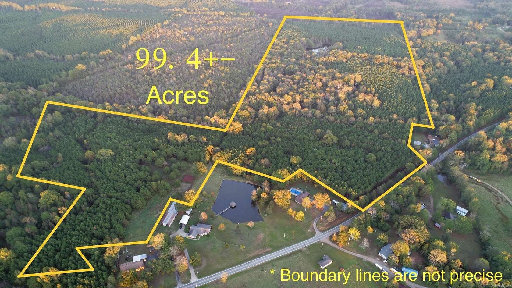 99.43 Acres of Agricultural Land for Sale in De Queen, Arkansas