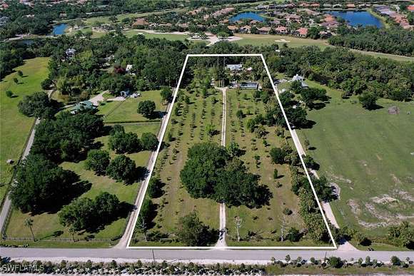 7 Acres of Land with Home for Sale in Fort Myers, Florida