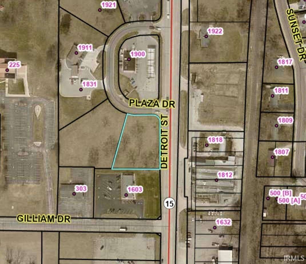 0.66 Acres of Commercial Land for Sale in Warsaw, Indiana