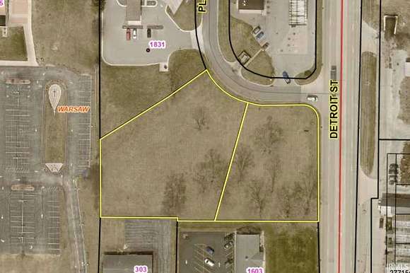 1.66 Acres of Commercial Land for Sale in Warsaw, Indiana