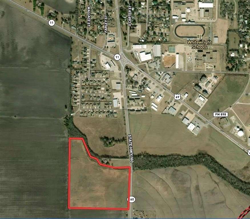 26.6 Acres of Commercial Land for Sale in Whitewright, Texas