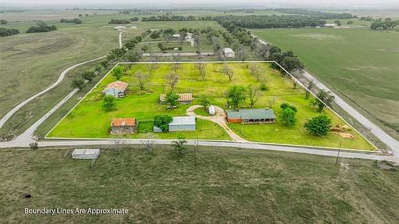 5.98 Acres of Residential Land with Home for Sale in De Leon, Texas