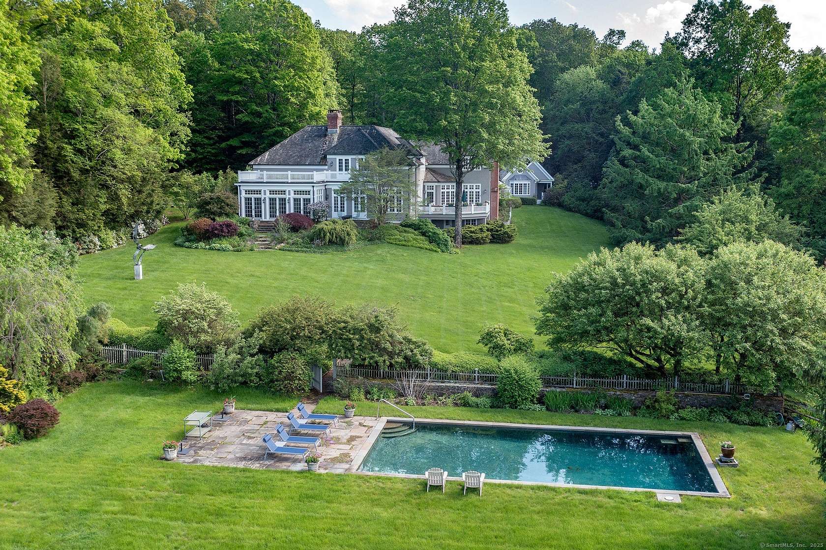 20.1 Acres of Land with Home for Sale in Roxbury, Connecticut