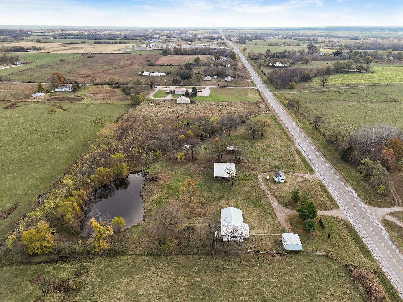 5.74 Acres of Residential Land with Home for Sale in Miller, Missouri