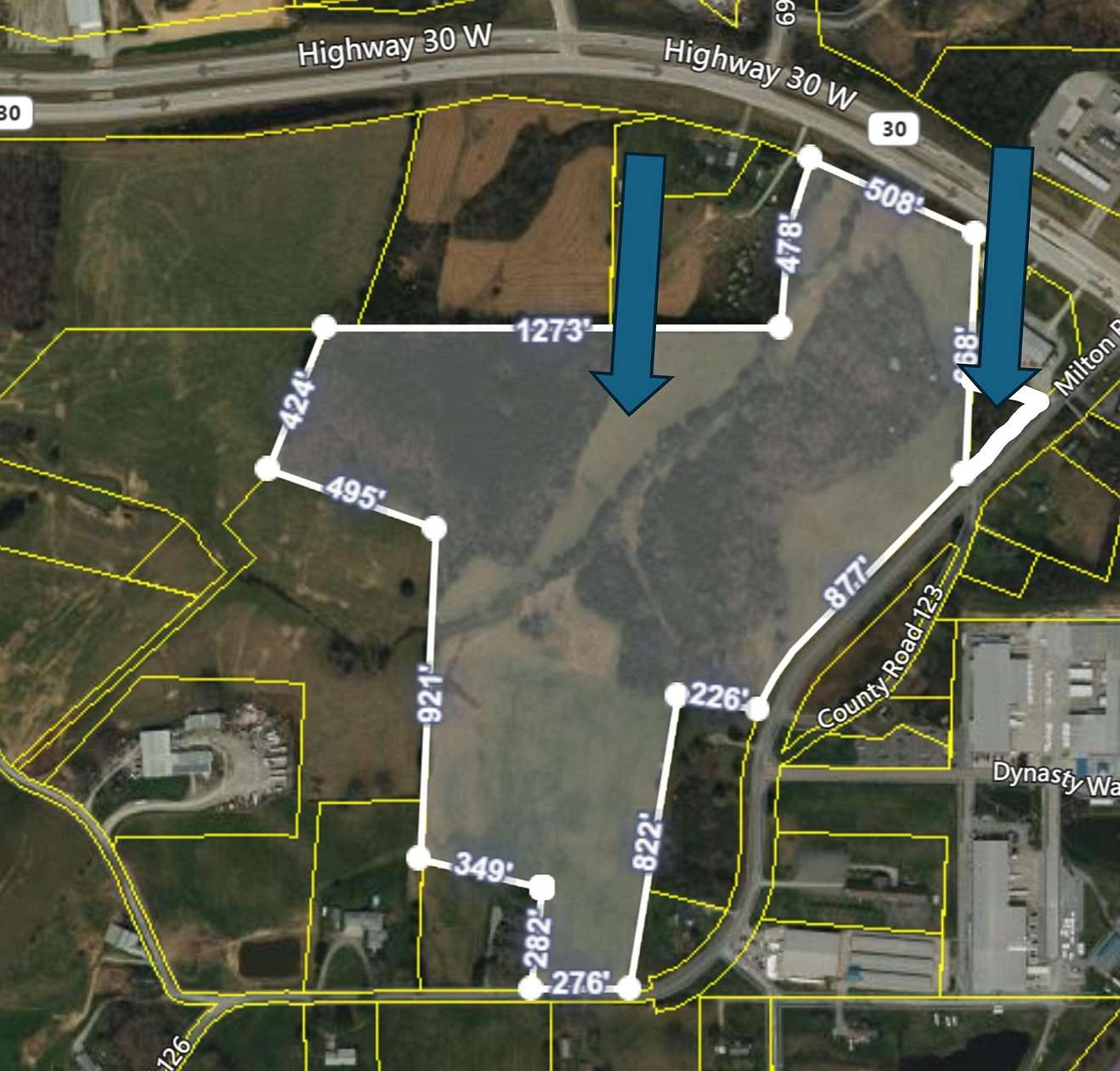 49.89 Acres of Commercial Land for Sale in Athens, Tennessee