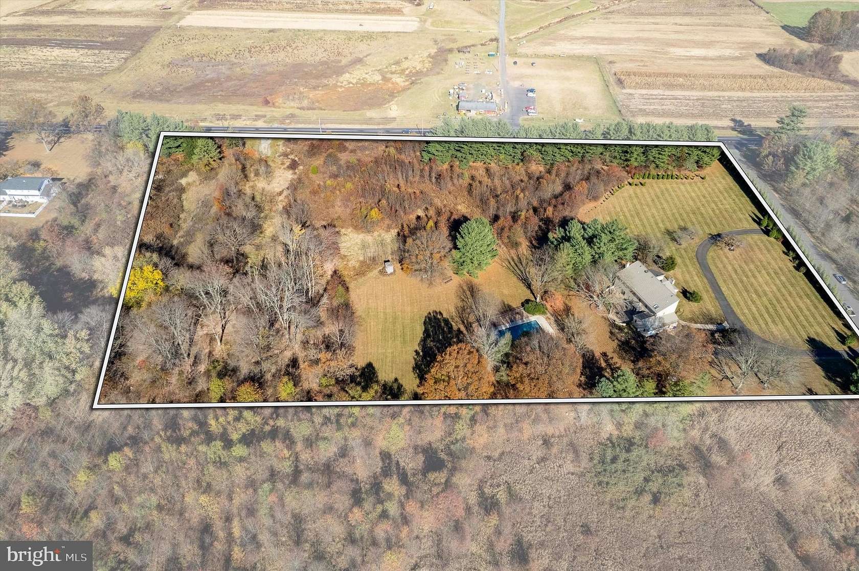 10.01 Acres of Land with Home for Sale in Ivyland, Pennsylvania