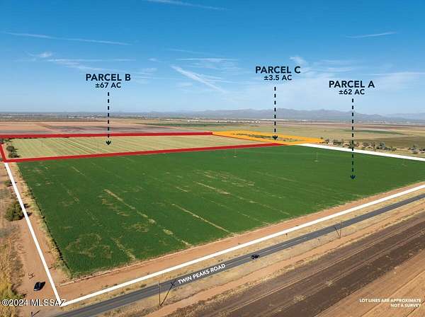 135 Acres of Land for Sale in Marana, Arizona