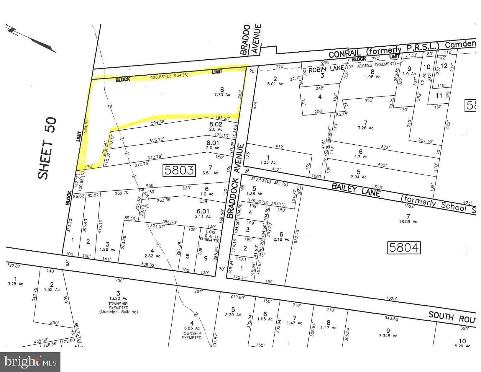 7.73 Acres of Commercial Land for Sale in Hammonton, New Jersey