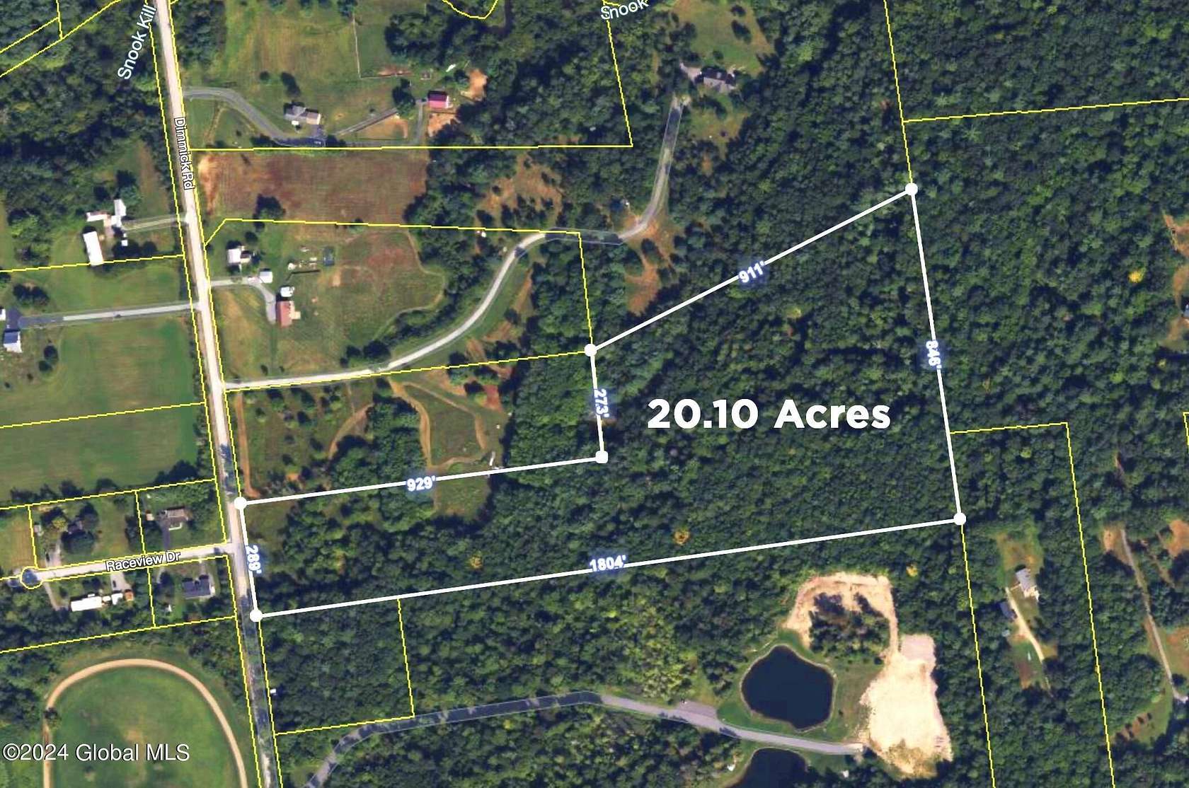 20.1 Acres of Agricultural Land for Sale in Wilton, New York