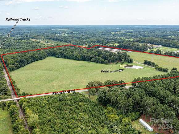 77.4 Acres of Land with Home for Sale in Stanfield, North Carolina