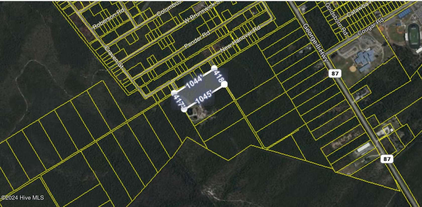 10 Acres of Commercial Land for Sale in Boiling Spring Lakes, North Carolina