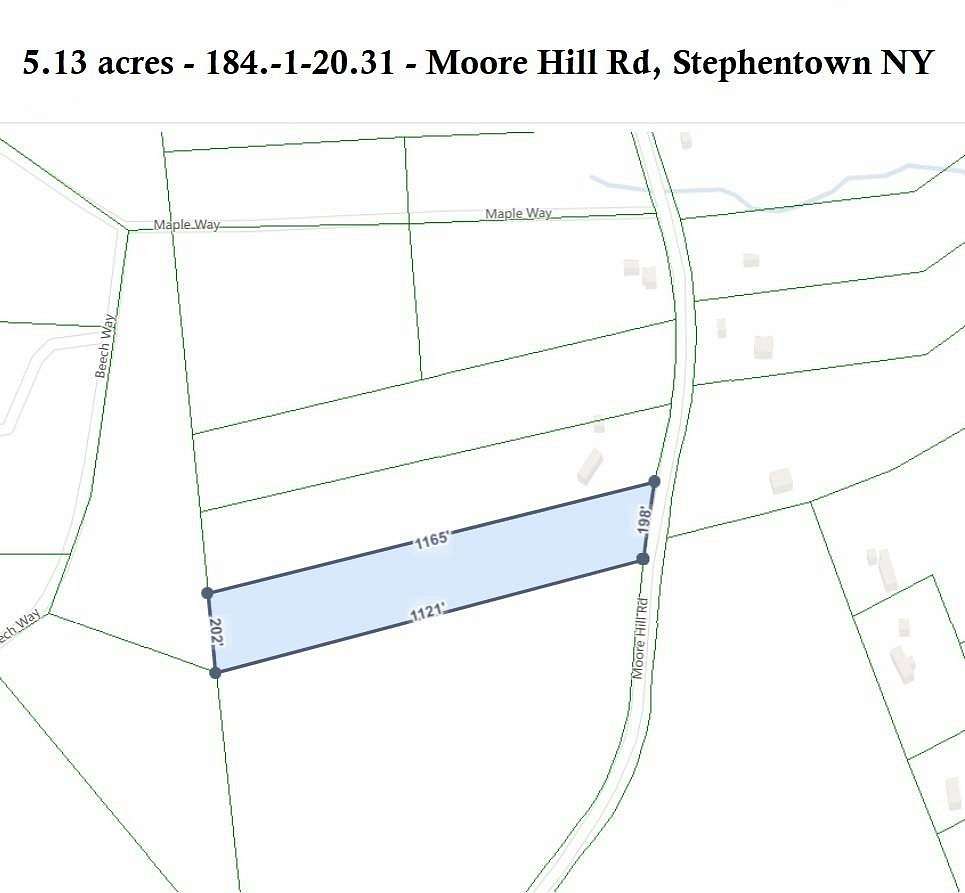 5.13 Acres of Land for Sale in Stephentown, New York