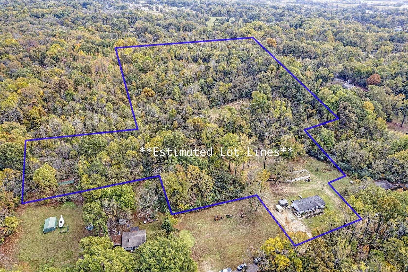 26 Acres of Recreational Land with Home for Sale in Millington, Tennessee