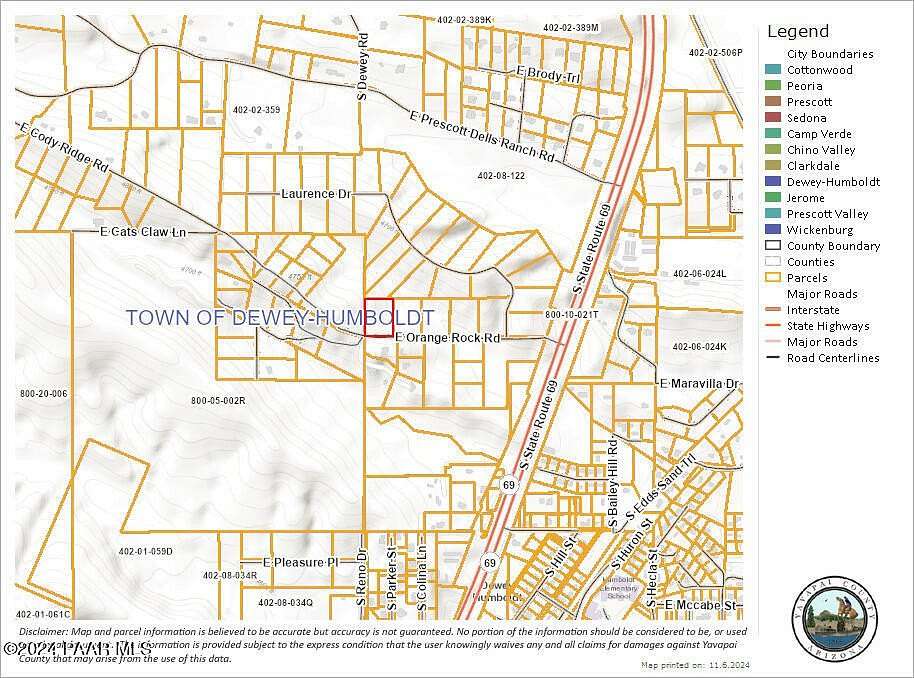 2 Acres of Residential Land for Sale in Dewey-Humboldt, Arizona