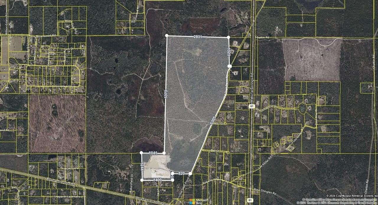 364 Acres of Agricultural Land for Sale in Crawfordville, Florida