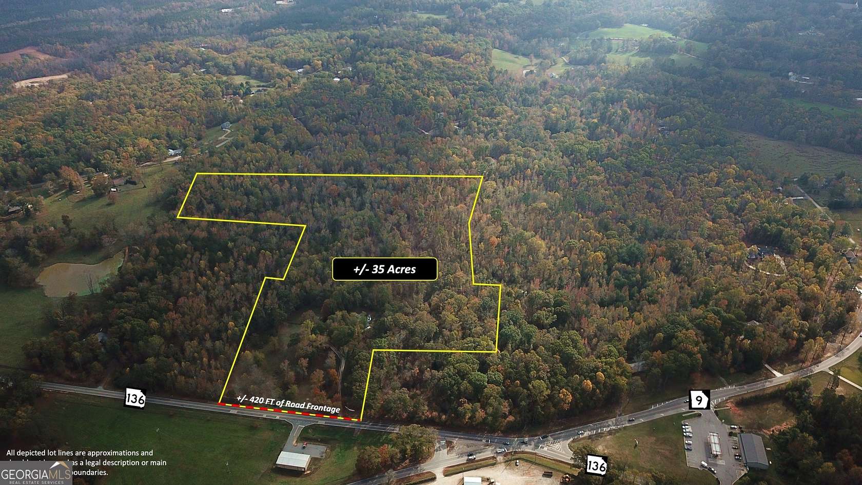 35 Acres of Land for Sale in Dawsonville, Georgia