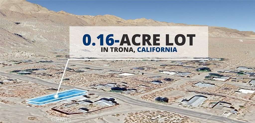 0.161 Acres of Residential Land for Sale in Trona, California