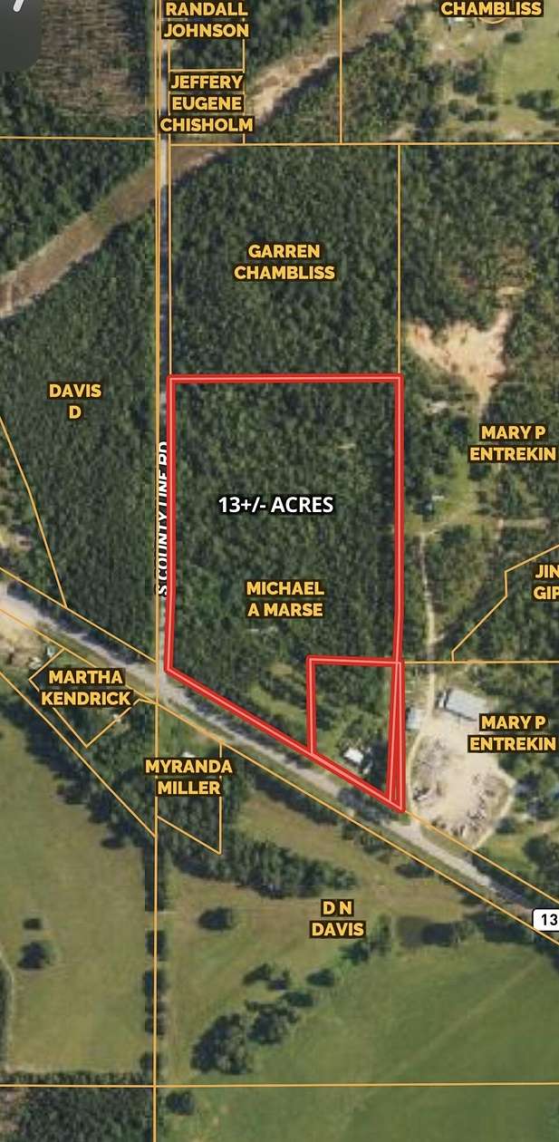 15.47 Acres of Land for Sale in Lumberton, Mississippi