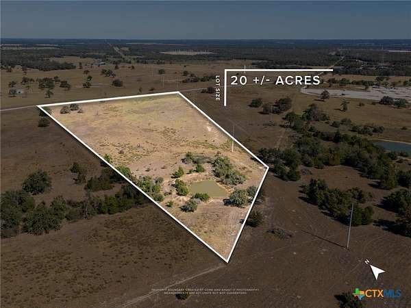 20 Acres of Recreational Land & Farm for Sale in Thorndale, Texas