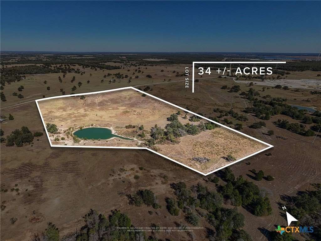 34 Acres of Recreational Land & Farm for Sale in Thorndale, Texas