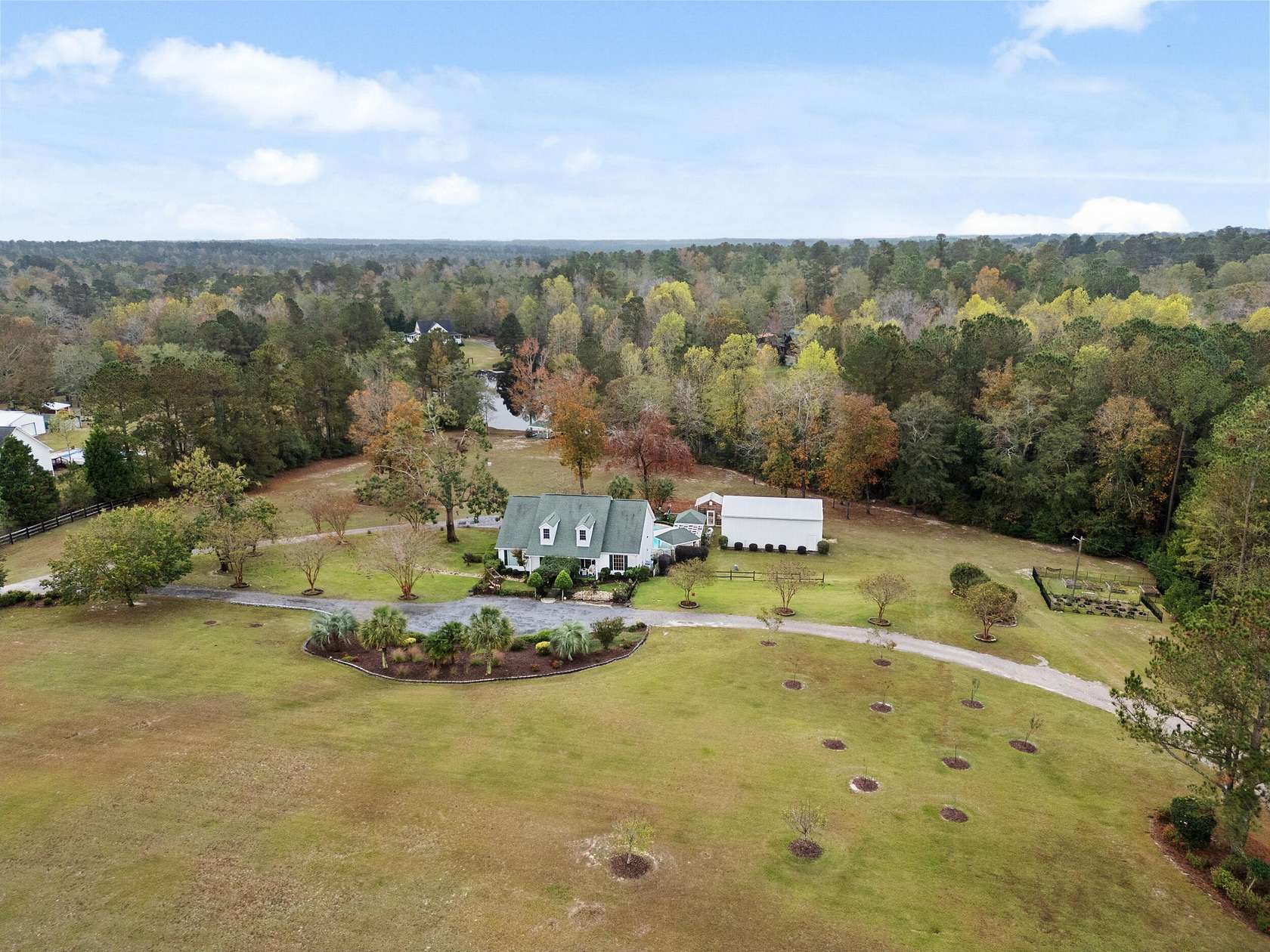 8.71 Acres of Land with Home for Sale in Aiken, South Carolina