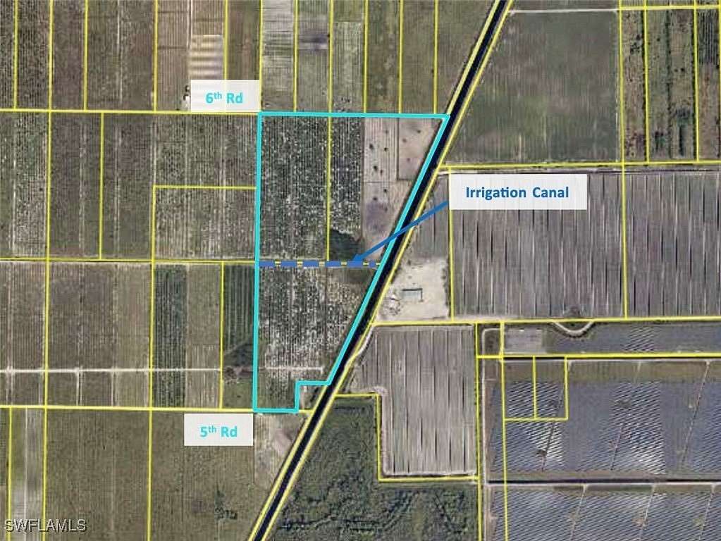 33.841 Acres of Agricultural Land for Sale in LaBelle, Florida