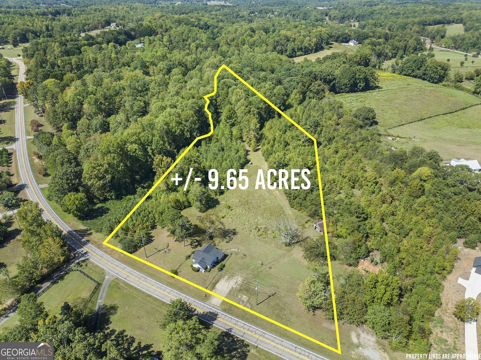 9.65 Acres of Land with Home for Sale in Gainesville, Georgia