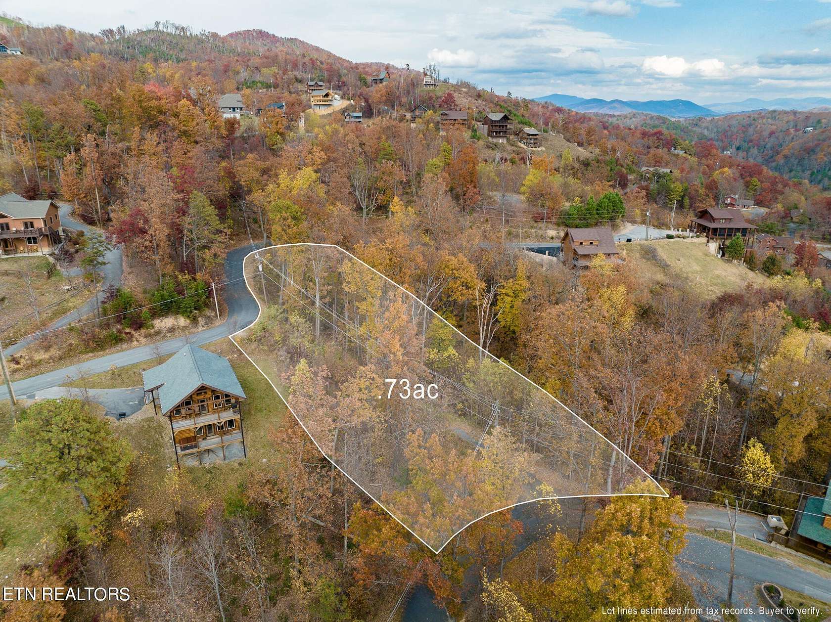 0.73 Acres of Residential Land for Sale in Gatlinburg, Tennessee