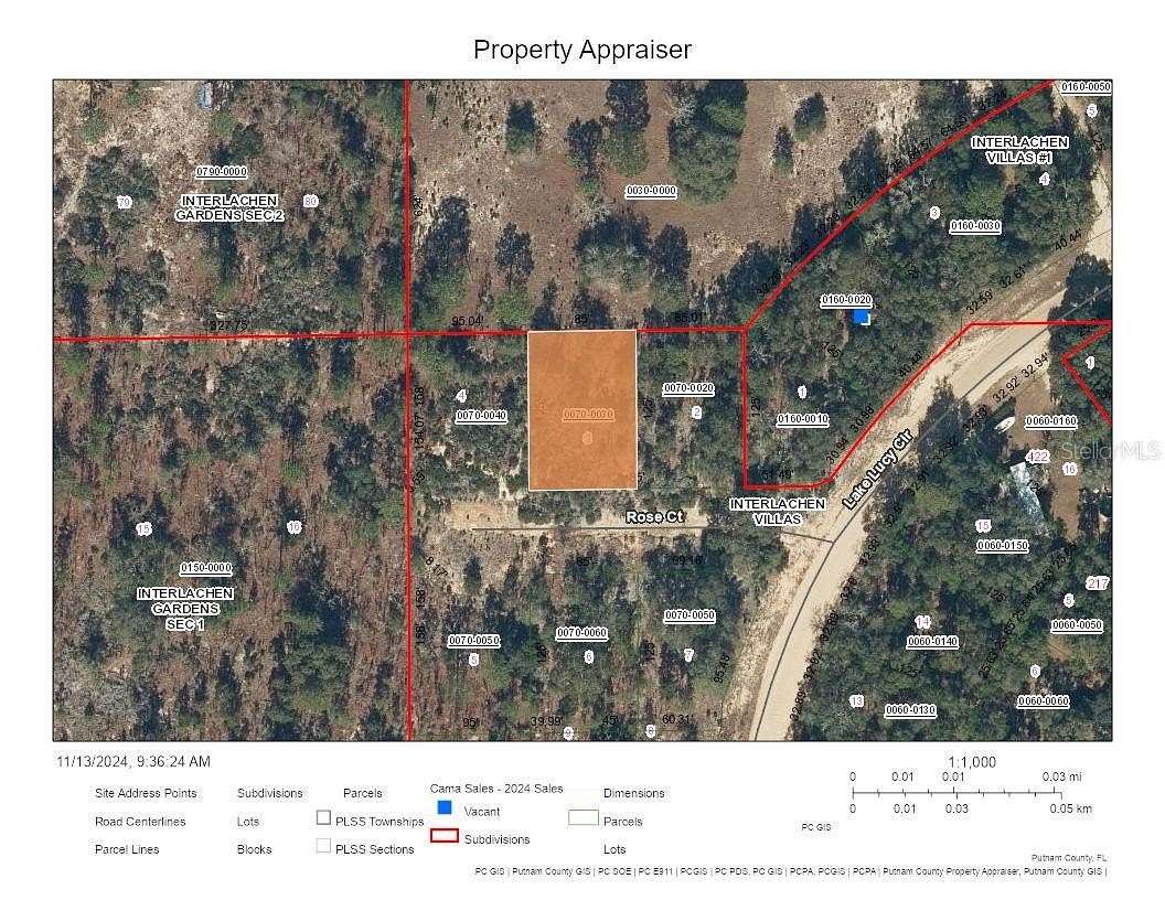 0.24 Acres of Residential Land for Sale in Interlachen, Florida