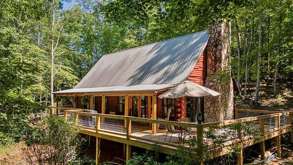 4.38 Acres of Residential Land with Home for Sale in Blairsville, Georgia