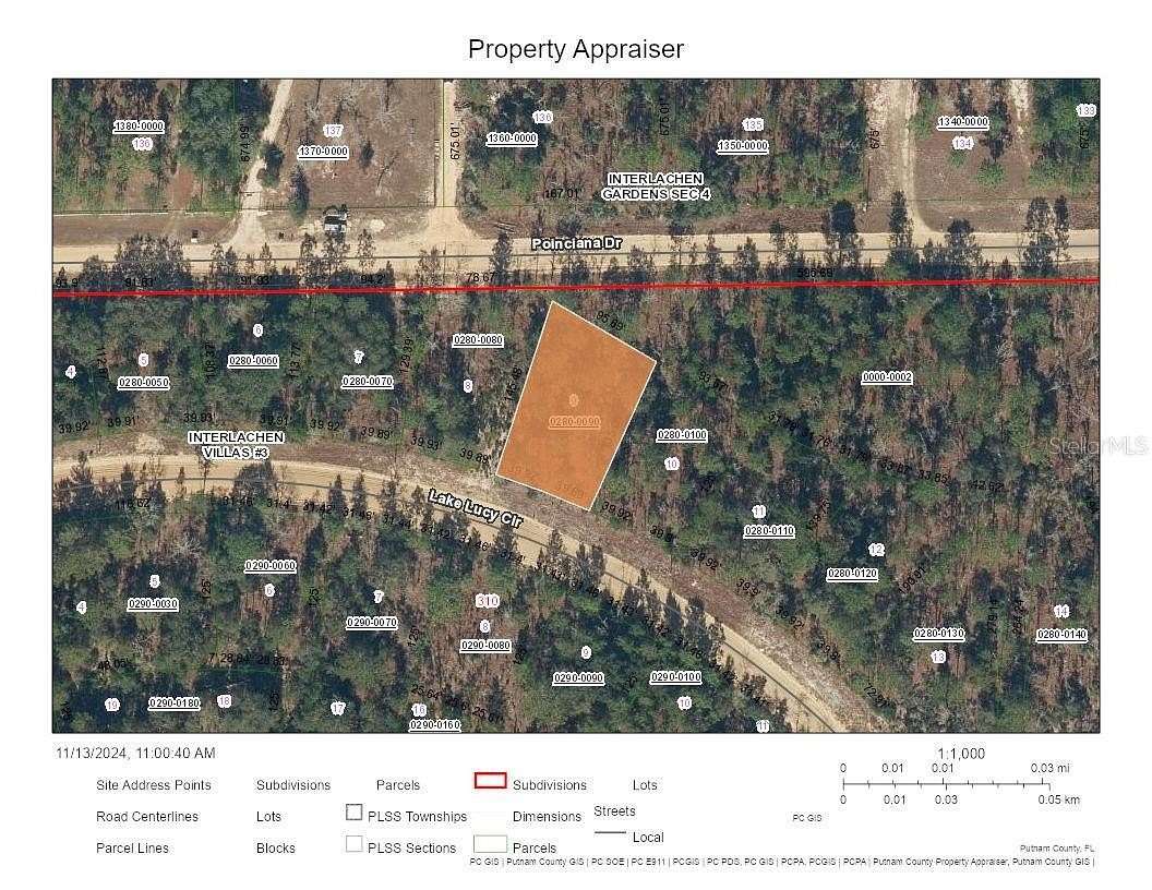 0.24 Acres of Residential Land for Sale in Interlachen, Florida