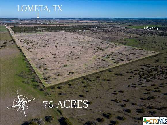 75 Acres of Recreational Land for Sale in Lometa, Texas