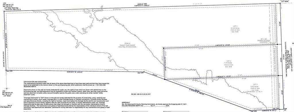 7.79 Acres of Residential Land for Sale in Linwood, Kansas