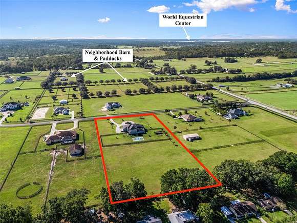 4 Acres of Residential Land with Home for Sale in Ocala, Florida