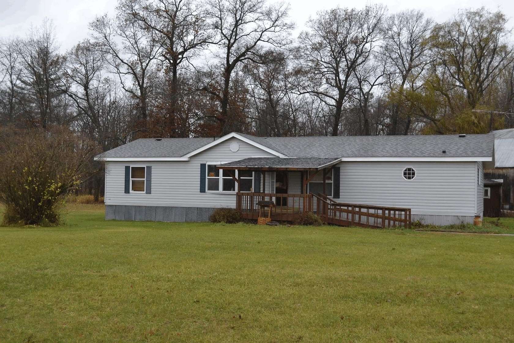 6.44 Acres of Residential Land with Home for Auction in New Lisbon, Wisconsin