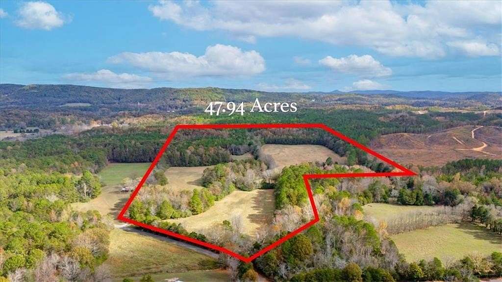 47.94 Acres of Land for Sale in Fairmount, Georgia