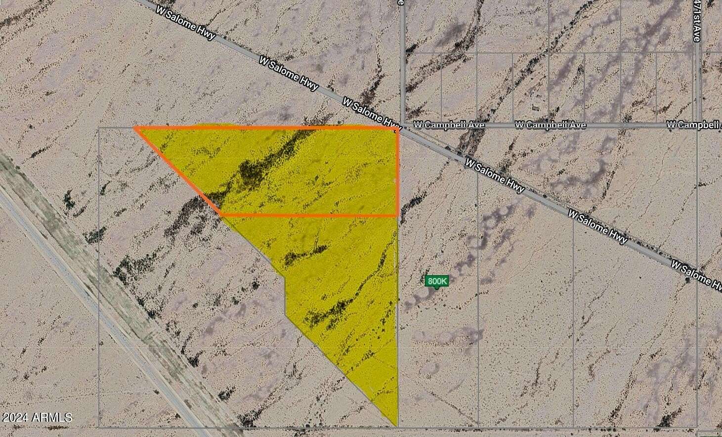 68.7 Acres of Land for Sale in Tonopah, Arizona